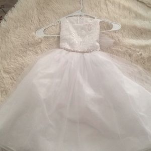 Baptism white children's dress